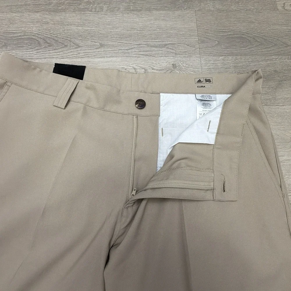 Adidas Climalite Golf Pants Men's 35x32 Khaki NWT Performance Stretch